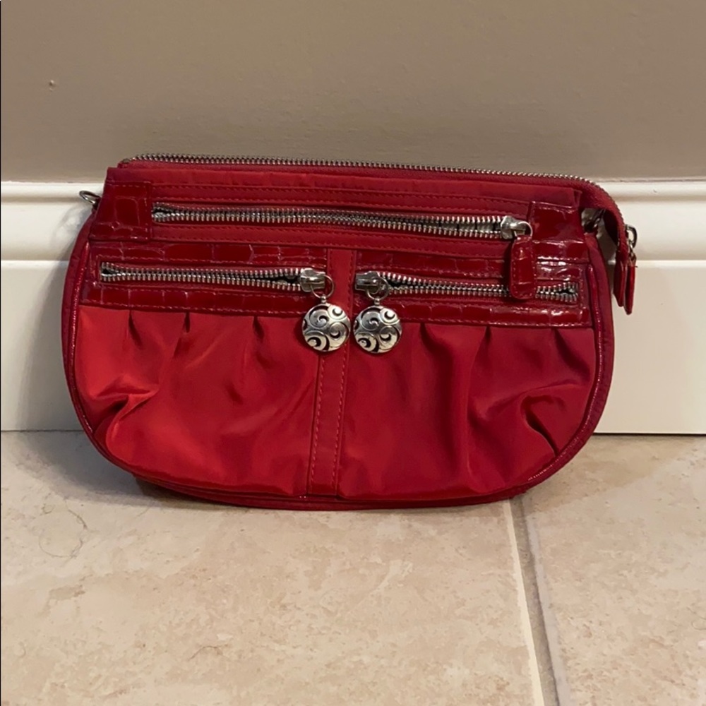 Red handbag